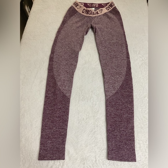 Gymshark Kids Burgundy Leggings - Picture 6 of 6